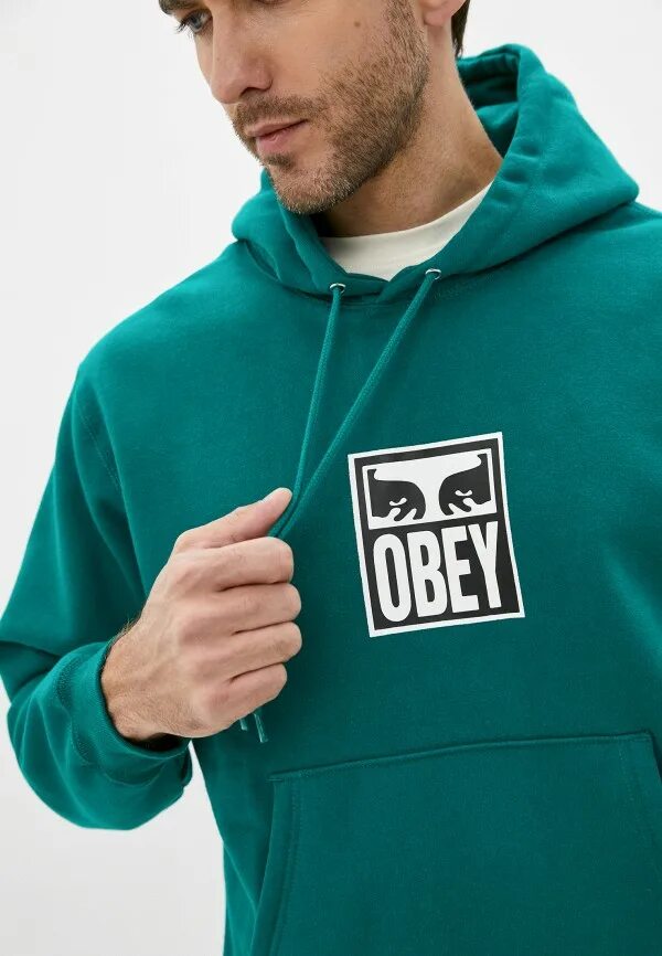 Обей зеленый худи. Худи obey. Рубашка obey с капюшоном. Худи obey бирюзовая. Худи obey.
