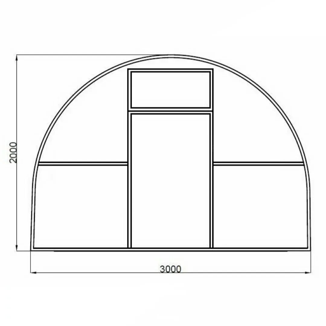 Раскрой торцов теплицы. Дуга для теплицы 3 м профиль 25x25. Дуга оцинкованная для теплицы 3 м (профиль 25x25 мм). Каркас теплицы "Дачная" 3*6 (2 двери + 2 форточки) оцинк.. Теплица с дугой 20 на 20 мм с форточками с торцов.