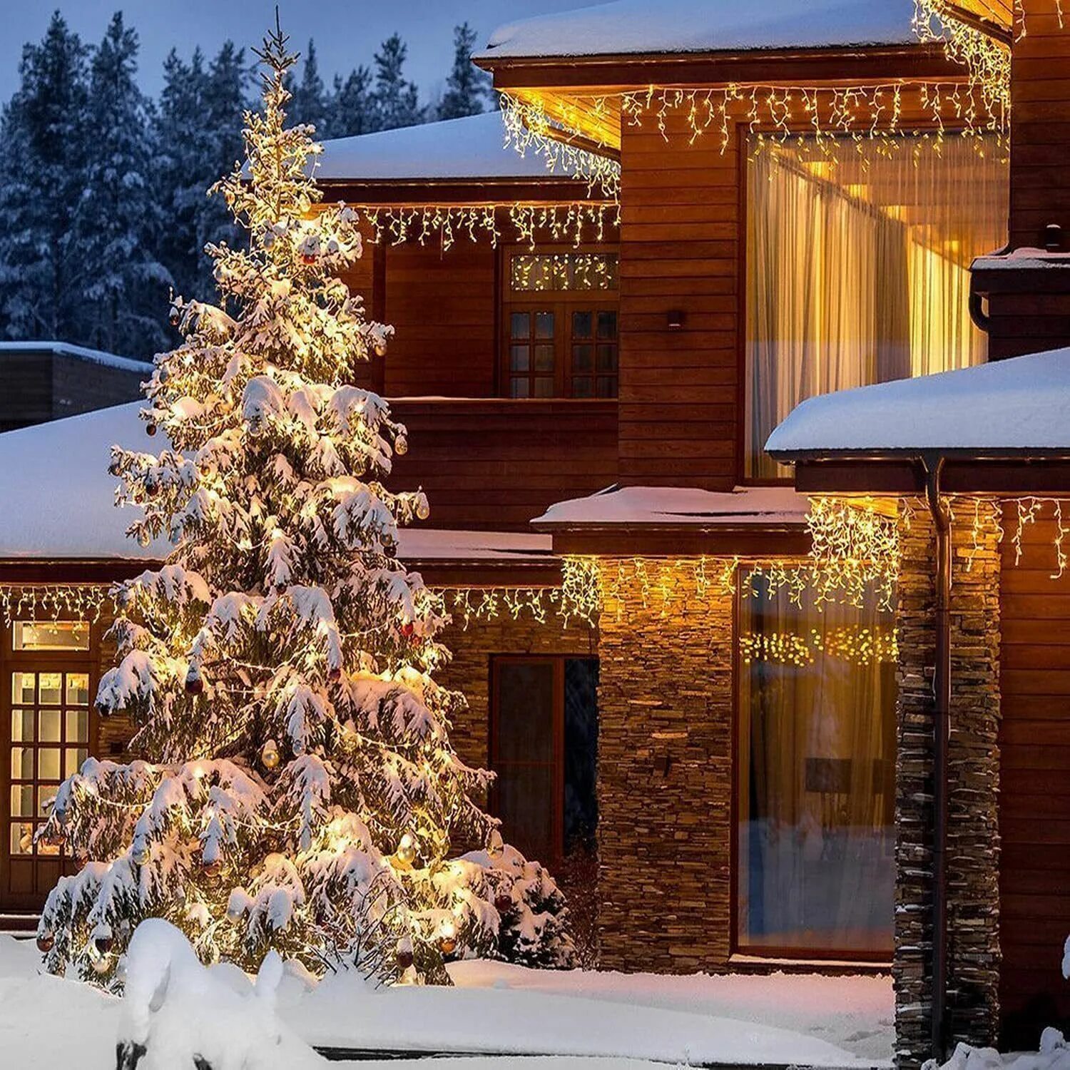 Украшение гирляндами фасада дома. Бахрома на дом уличные. Бахрома на дом уличные. Бахрома светодиодная уличная ip65 сине белый цвет. Гирлянда бахрома 25 метров теплый свет.