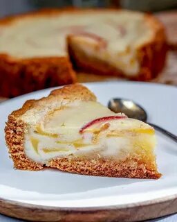 Заливной пирог с персиками свежими рецепт