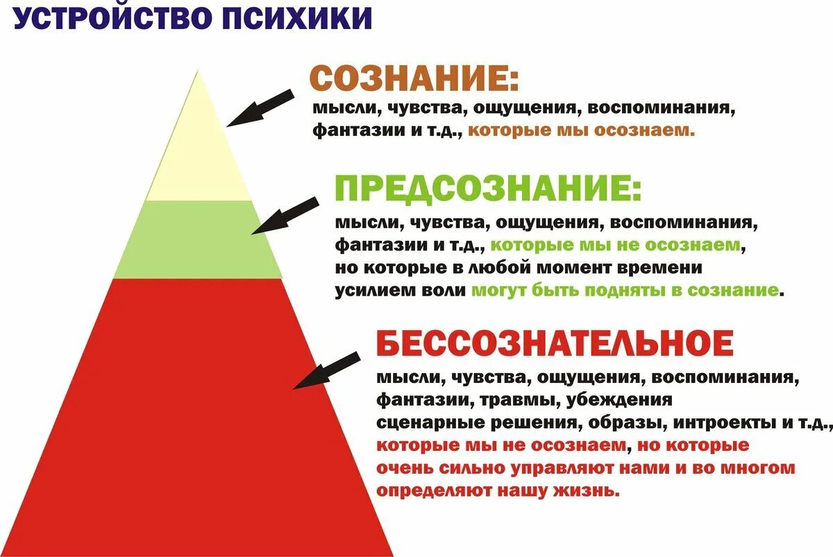 Какая сознанием стороны