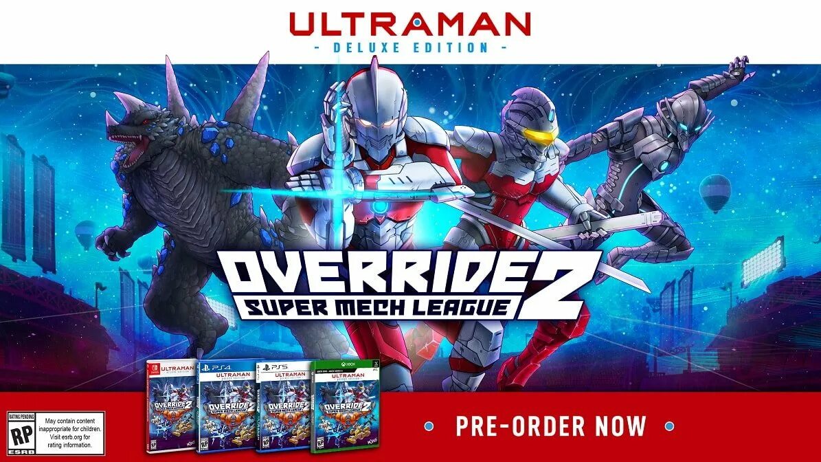 Override 2. Игра ультрамен. override 2: super mech league. override 2: ultraman deluxe edition [ps4, английская версия].