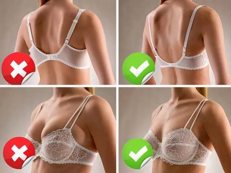 Правильно сидящий бюстгальтер. Удобные бюстгальтеры на большую грудь. Неправильная посадка бюстгальтера. Правильно сидящий бюстгальтер. Правильный и неправильный бюстгальтер.
