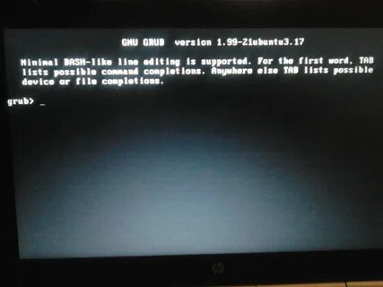 Grub boot