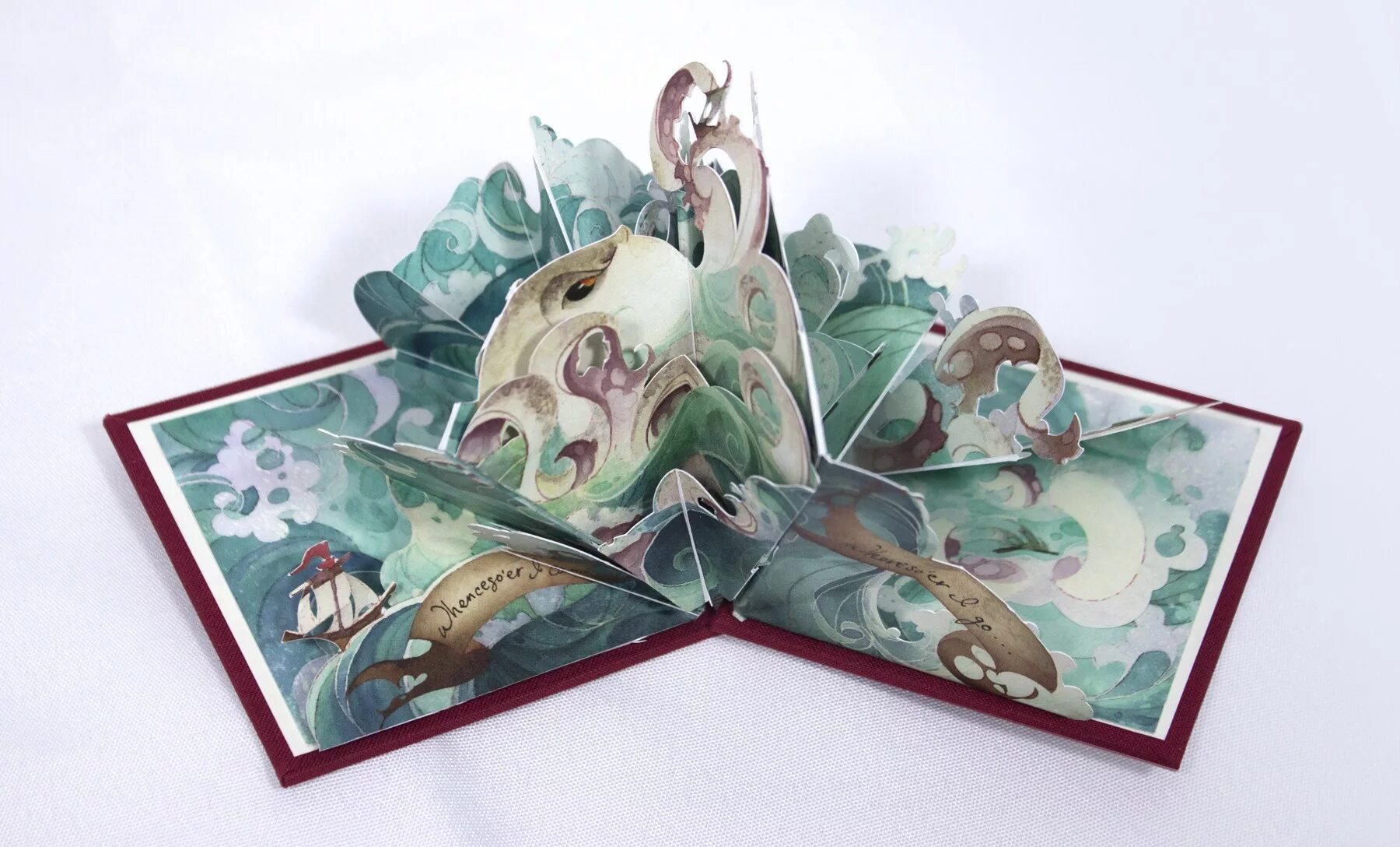 Открытка книжка