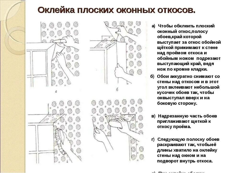 Как клеить обои 2. Как клеить обои в дверных проемах. оконные откосы поклеены обоями. схема поклейки флизелиновых обоев. поклейка обоев в дверном проеме.