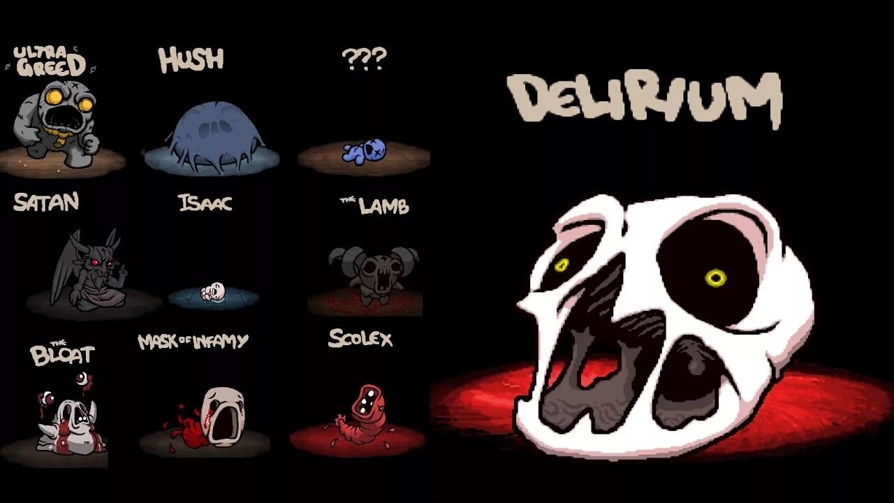 The binding of isaac bosses. Делириум из the binding of isaac. the binding of isaac боссы. hush босс айзек. делириум tboi.