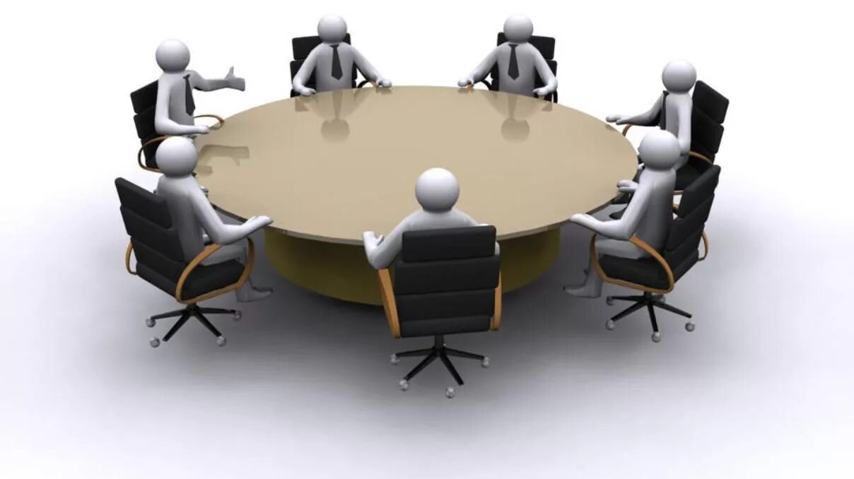 Совет директоров. Круглый стол встреча. Круглый стол заседание. Собрание совета директоров.