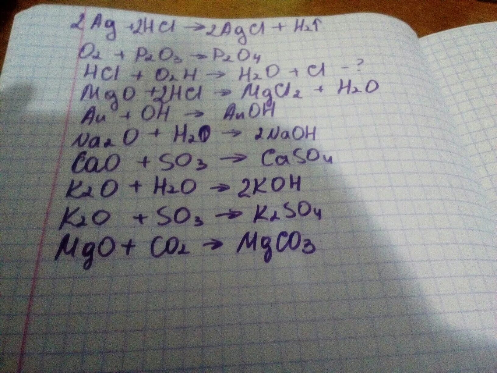 Ag2o hcl