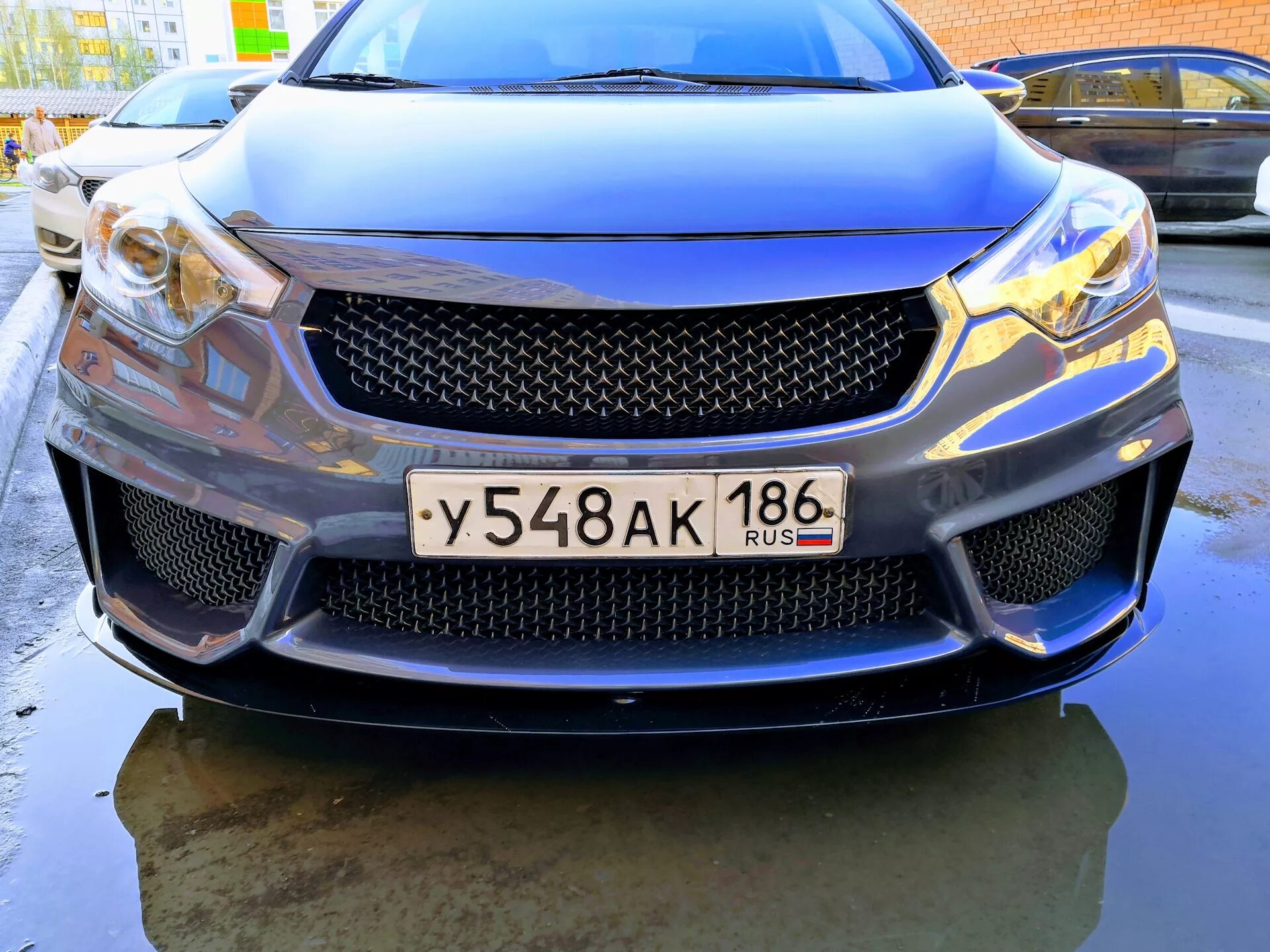 продам бампер тюнь - KIA Optima (3G), 2,4 л, 2012 года тюнинг DRIVE2