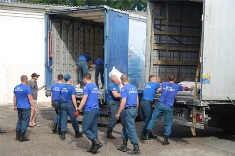 Пункт гуманитарной помощи орел