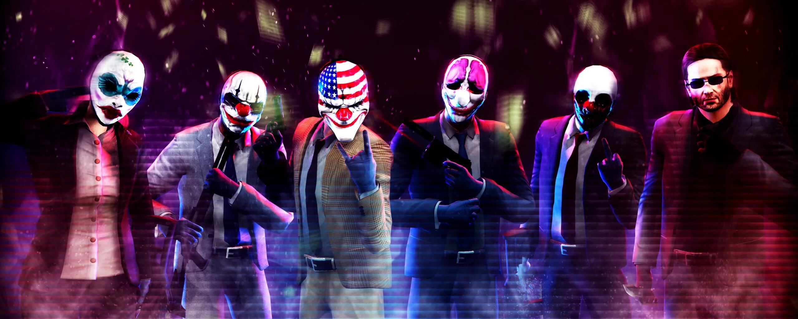 Почему payday 2. Пейдей 2. Вулф payday. Команда payday.