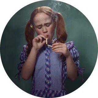 Little baby smoking