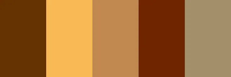Как выглядит коричневый цвет Shades Of Brown Color Palette Brown color palette, Brown color schemes, Black co