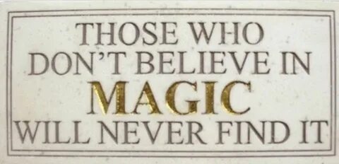 I never find