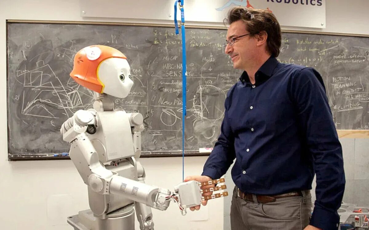 Робот преподаватель. Робототехника и искусственный интеллект. Учителя-роботы в будущем. Робот с искусственным интеллектом.