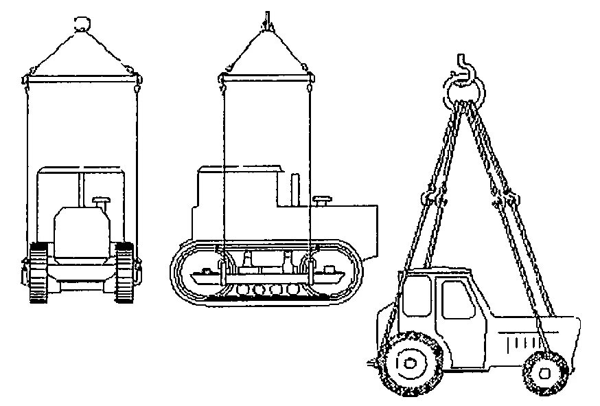 Строповка трактора МТЗ 82. Строповка трактора JCB. Схема строповки трактора МТЗ. Схема строповки погрузчика JCB.