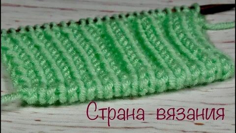 Вязание резинки спицами итальянская