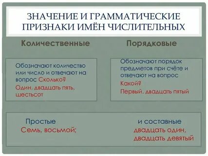 Общий грамматический признак это