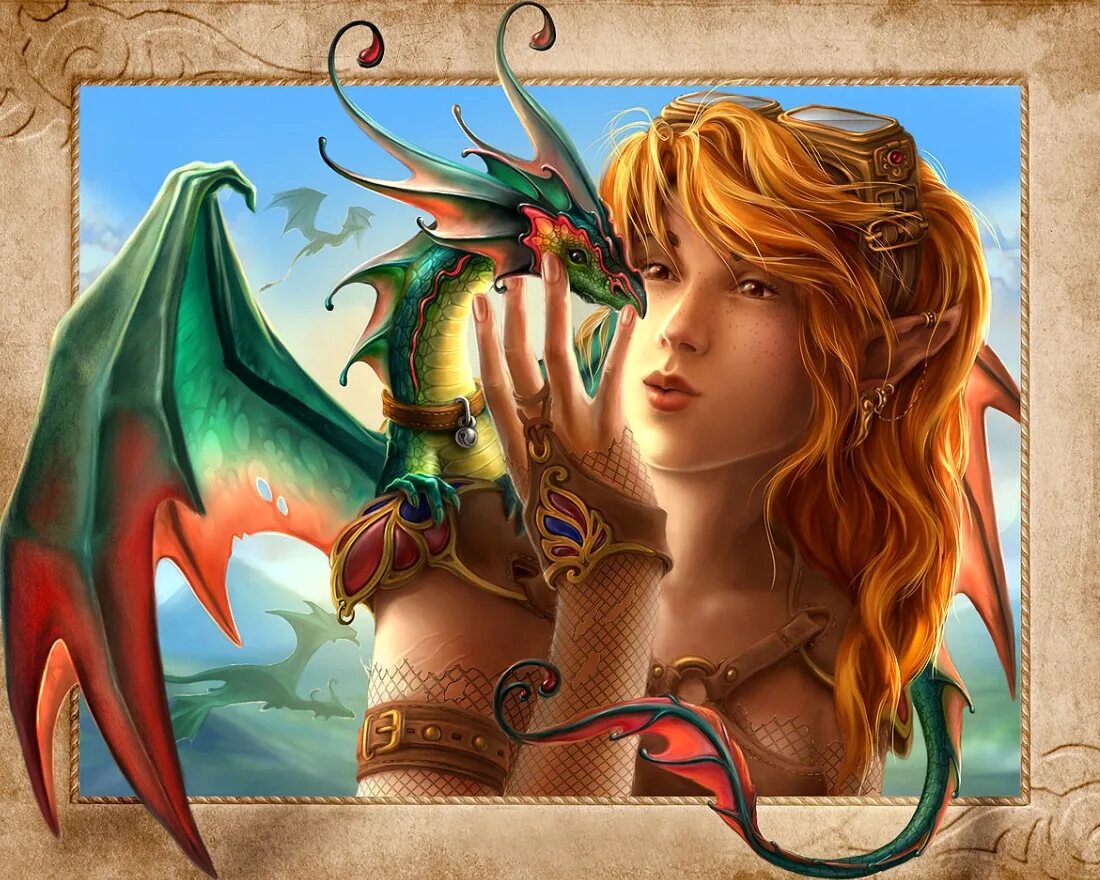 Добрая ведьма или бывшая жена дракона читать. Девушка и дракон. Рыжая девушка и дракон. Красивые девушки с драконами. Девочка и дракон.