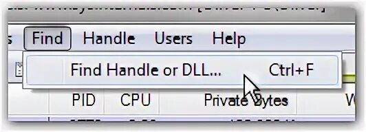 Find handle