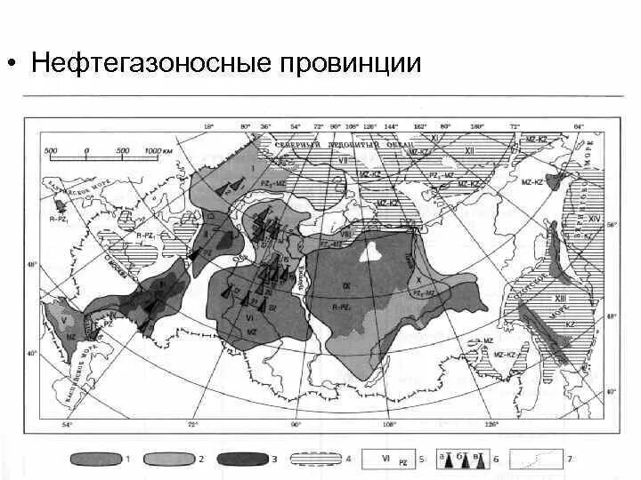 Крупные нефтегазовые бассейны на карте Пермский нефтегазоносный бассейн США