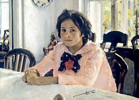 Картину девочка с персиками оригинал
