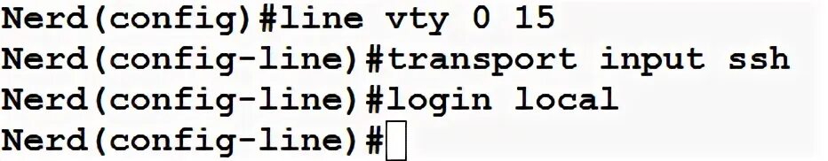 Line console 0