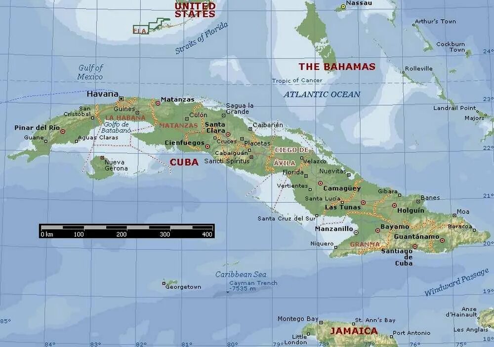 Остров Куба на карте. Куба физическая карта. Куба географическая карта. Тринидад на карте Кубы.