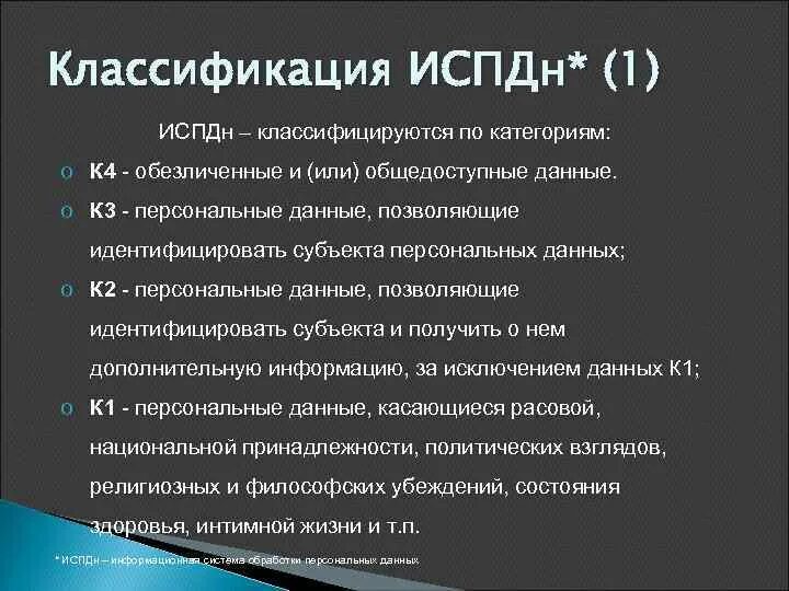 Система защиты информации испдн
