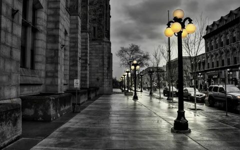 Черные фоны улицы