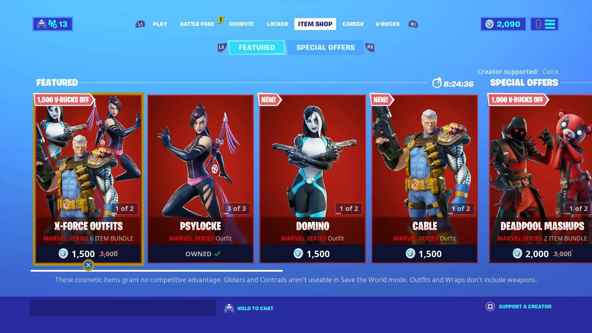 Item shop s