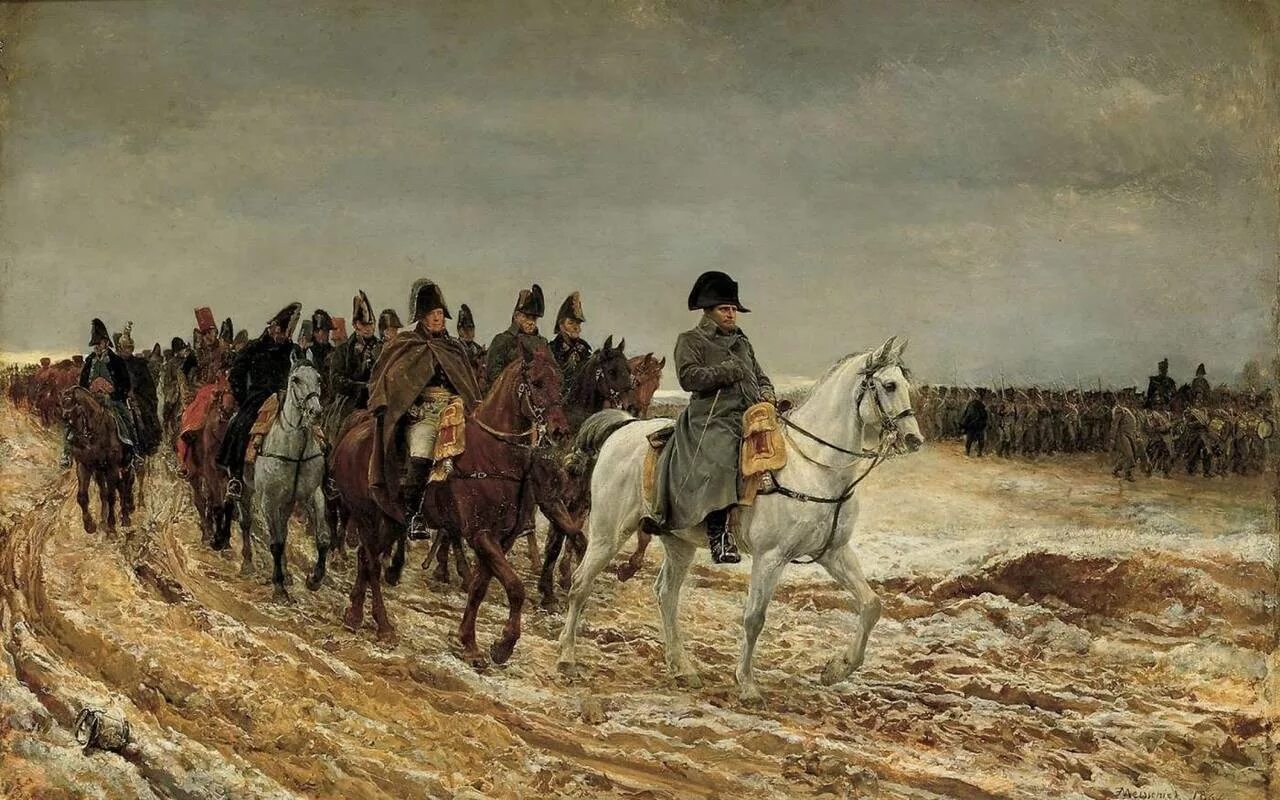 Французы про россию. Мейсонье Наполеон 1814.