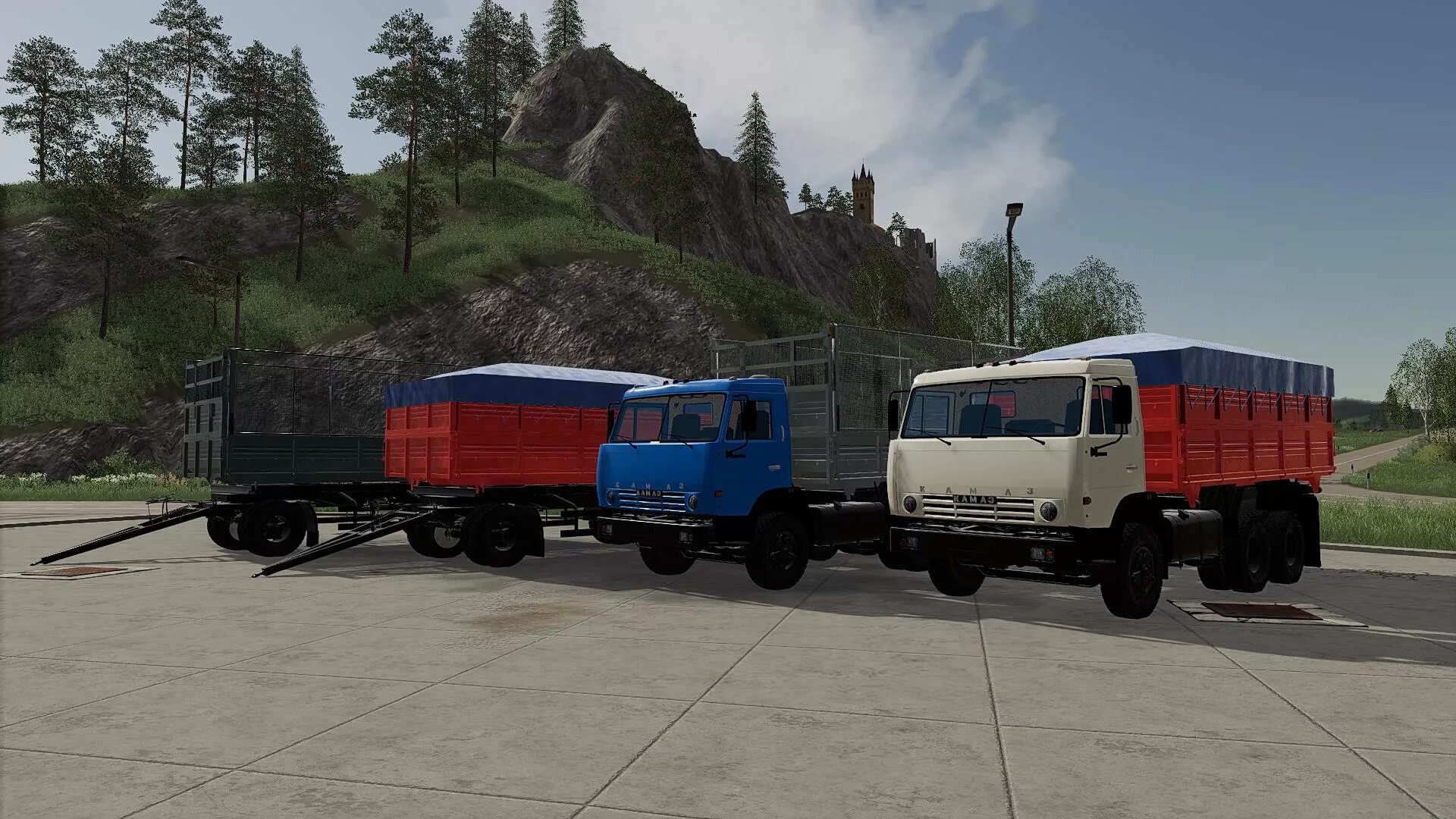 Фс 19 прицепы камаз. Камаз 55102 фс 19. прицеп камаз farming simulator 2019. камаз 55102 для фс 17. камаз 55102 зерновоз для фс 19.