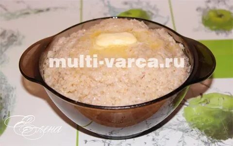 Рецепт ячневой каши на воде в мультиварке