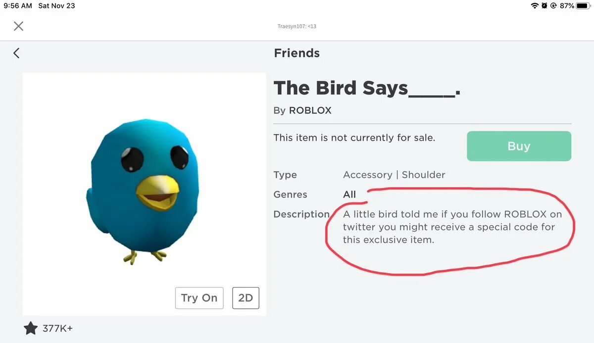Twitter codes