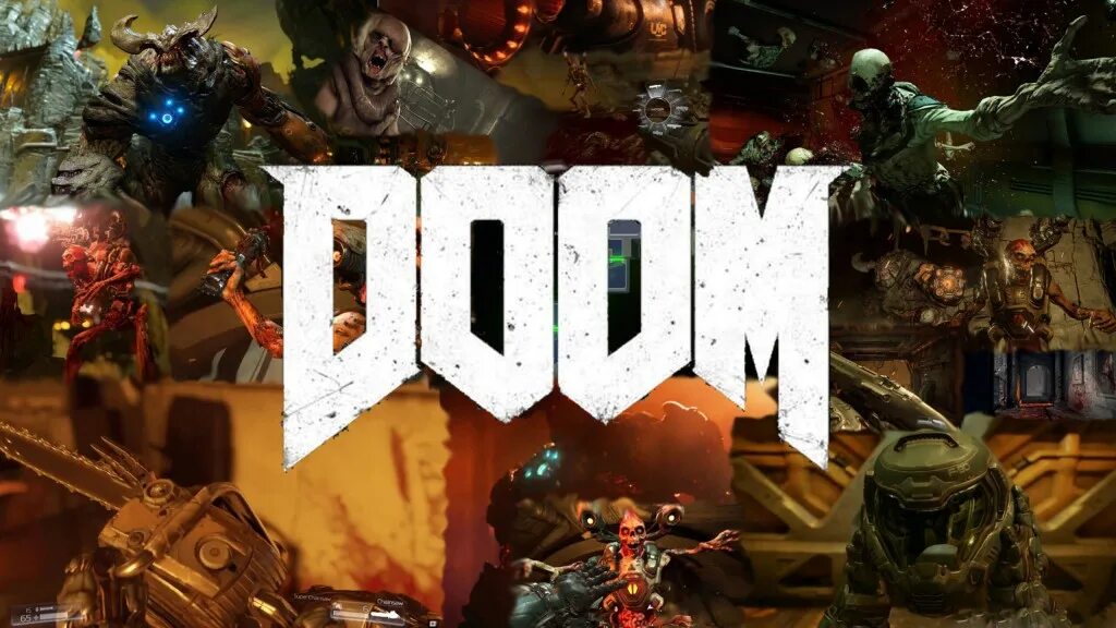 Doom os. Doom (игра, 2016). doom 2016 poster.