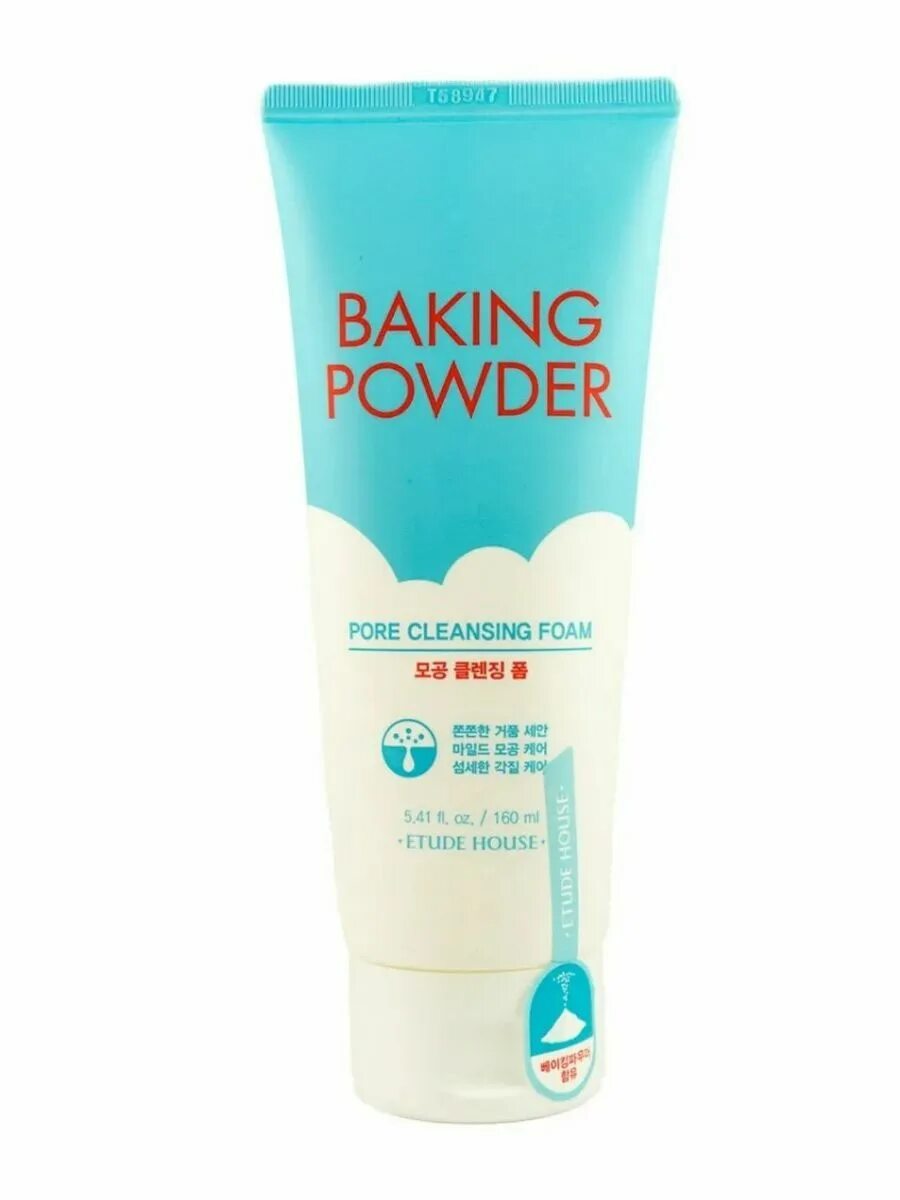 Пенка Baking Powder Pore Cleansing Foam 160мл. Etude House Baking Powder Pore Cleansing Foam пенка для умывания 160. Очищающая пенка 3 в 1 с содой Etude House Baking Powder Pore Cleansing Foam 160 мл.