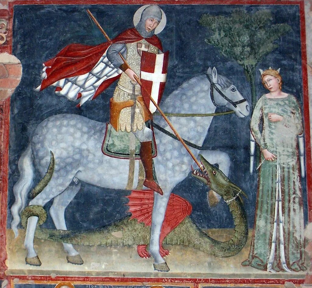 Паоло Уччелло битва Святого Георгия с драконом. Врачи святого георгия