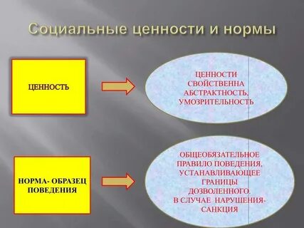 Объясните связь упомянутых автором социальных ценностей