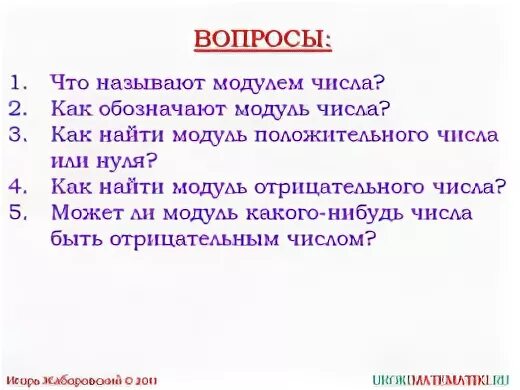 Каким может быть модуль числа. Что называют модулем числа. как обозначается модуль числа. что называют модулем числа 6 класс. может ли модуль числа быть отрицательным.