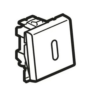 Выключатель одноклавишный с подсветкой legrand