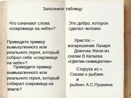 Текст сокровище