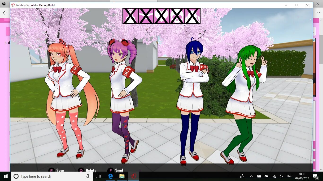 Включи yandere simulator. Школа из Яндере симулятора.