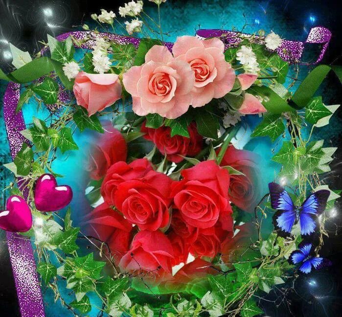 красивые цветочки. цветы мерцание. мерцающие цветы. мерцающие цветы. живые открытки цветы.