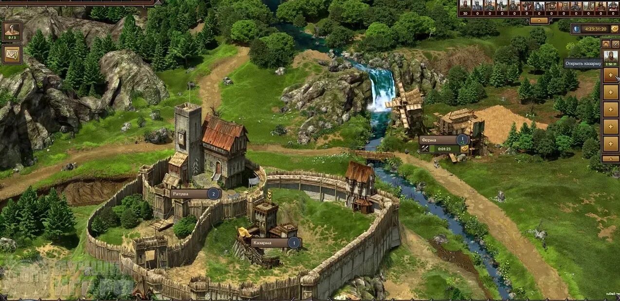 Moving castle strategy game. Игра Tribal Wars. Tribal Wars 2 замок. Tribal Wars 2 деревня. INNOGAMES Tribal Wars 2.