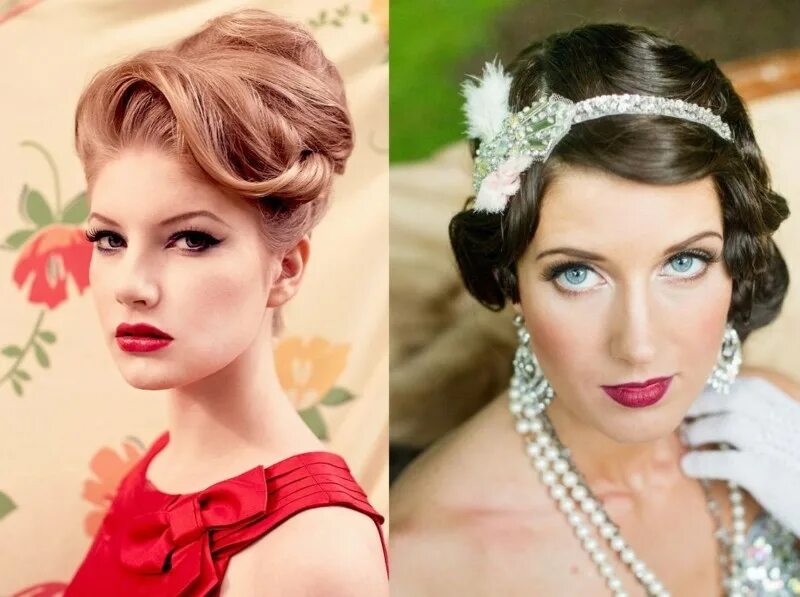 Hair - Haare Bridesmaid hair, Vintage hairstyles, Hair styles