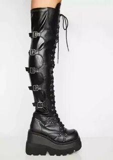 High platform boots