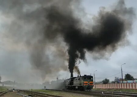 Выбросы железнодорожного транспорта