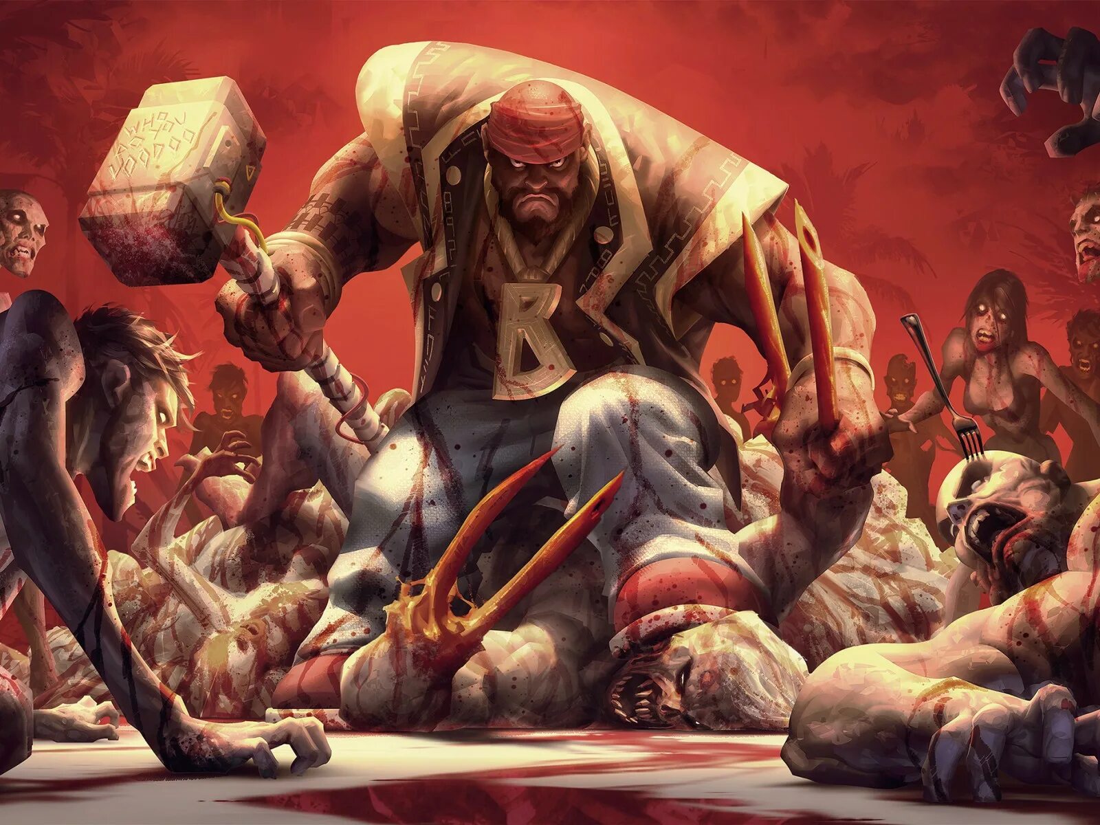 Сэм би Dead Island. Island epidemic